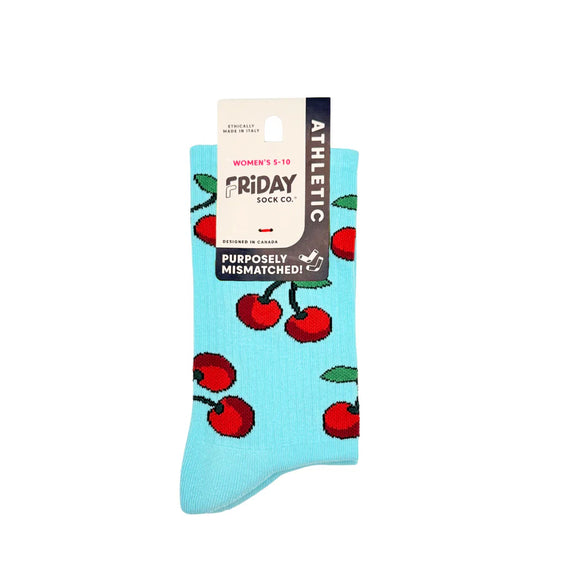 Women's Cherry & Cupcake Athletic Socks