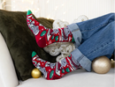 Women's A Hippo Christmas Socks-3