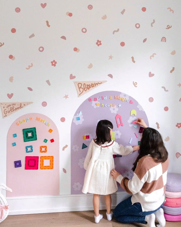 Peel & Stick Fabric Wall Stickers