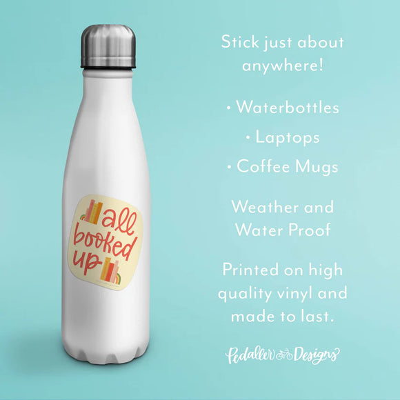 Bookish Vinyl Sticker