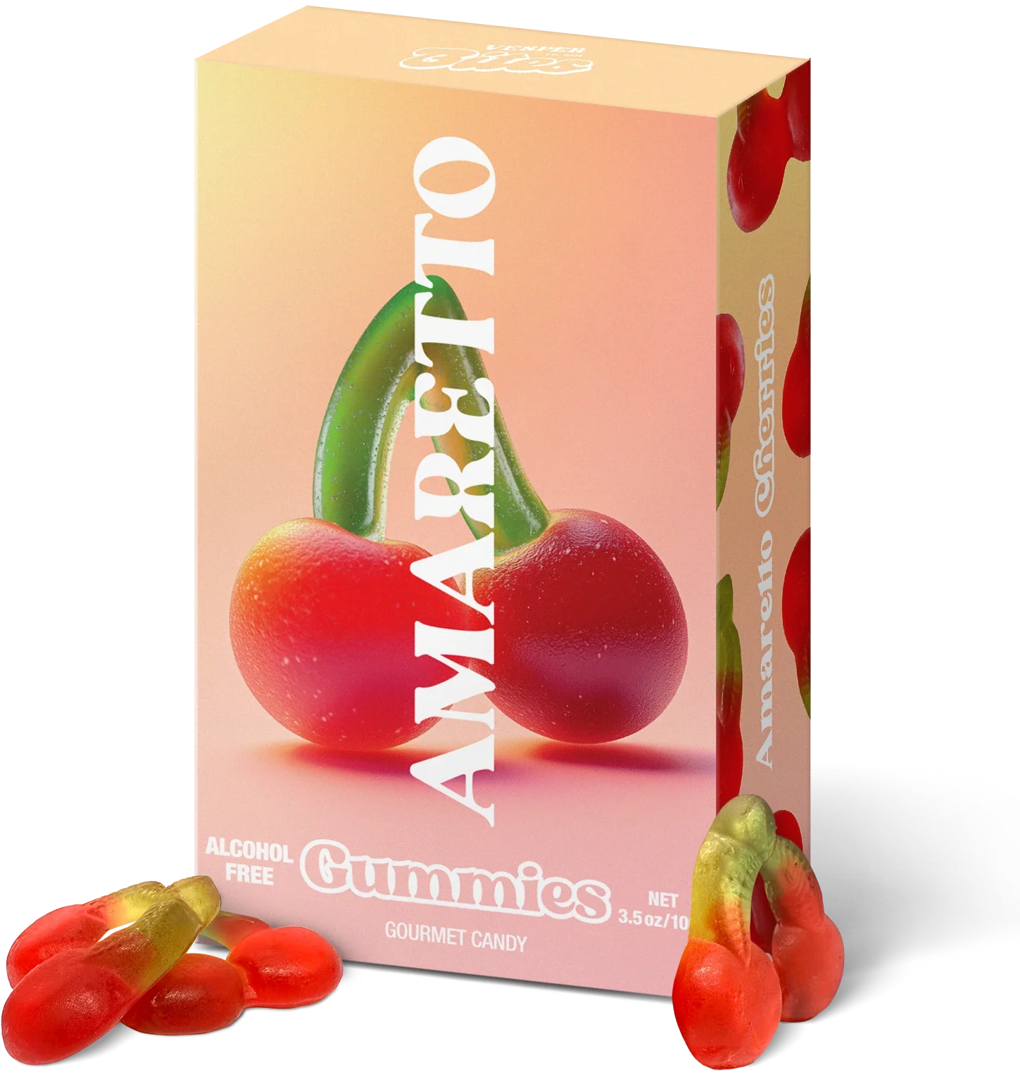 Amaretto Cherries Cocktail Gummies
