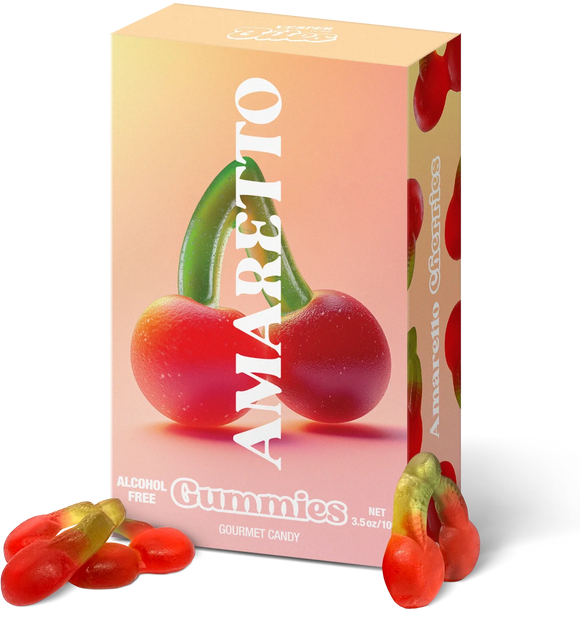 Amaretto Cherries Cocktail Gummies