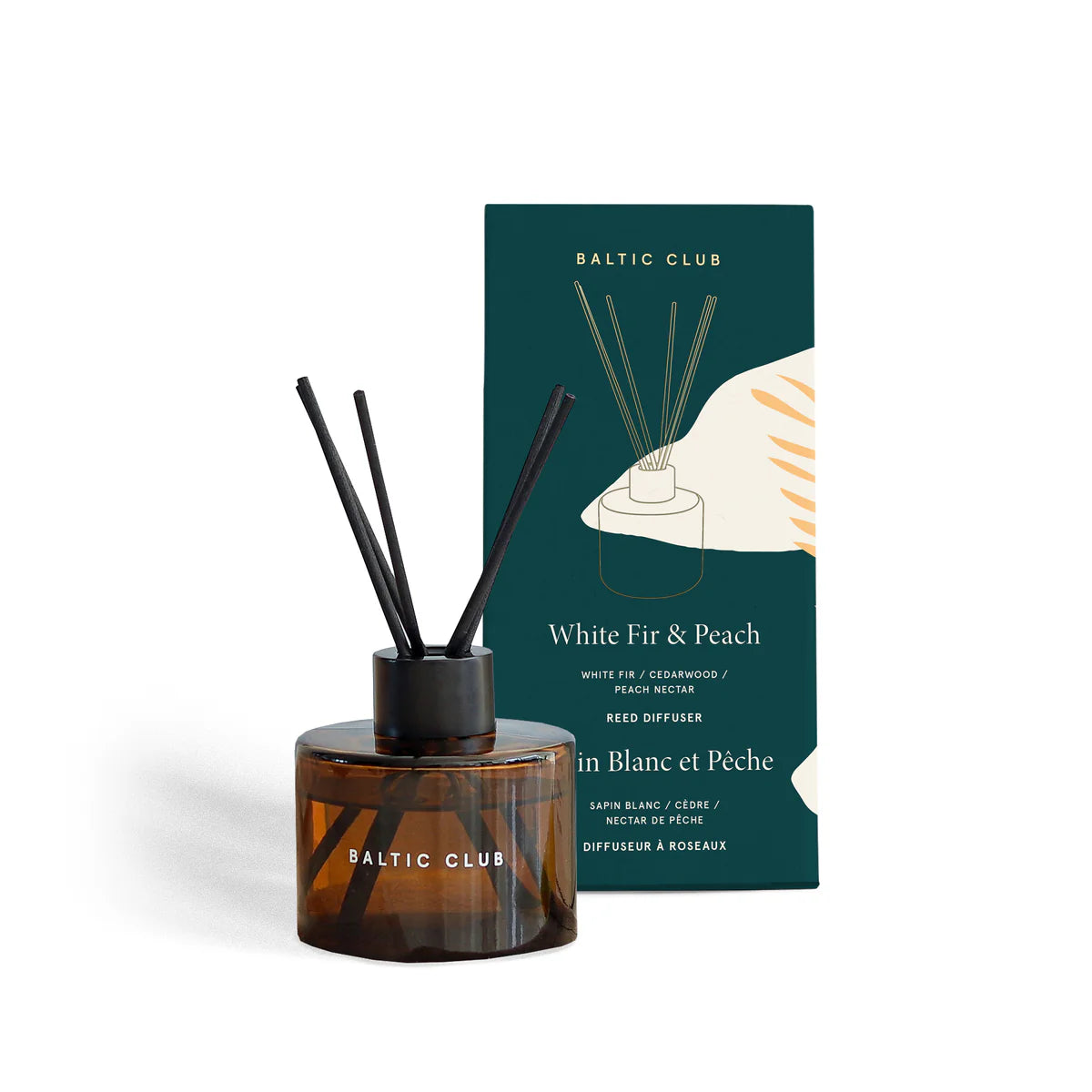 White Fir & Peach Reed Diffuser