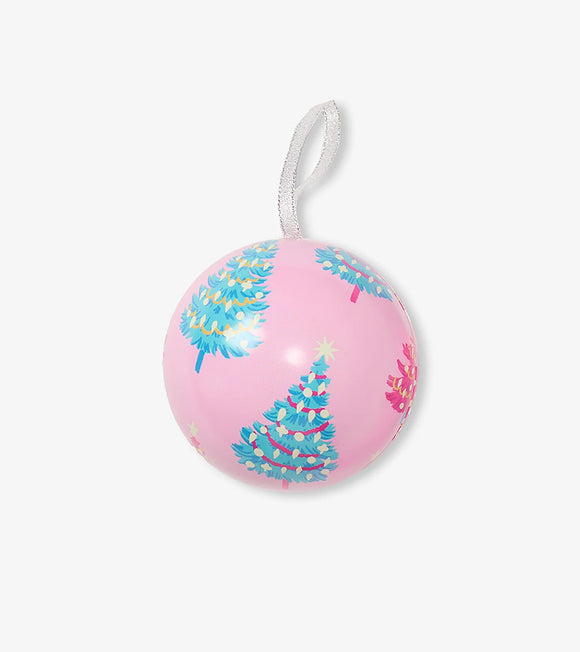 Women's Pink Christmas Trees Sock In Balls
