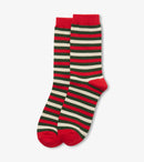 Women's Holiday Stripes Sock In Balls-3