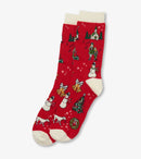 Women's Vintage Christmas Sock In Balls-3