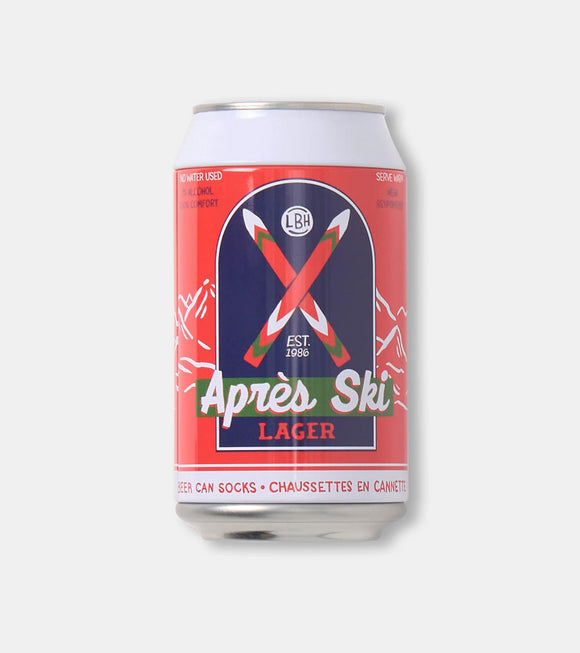 Men's Crossed Skis Beer Can Socks