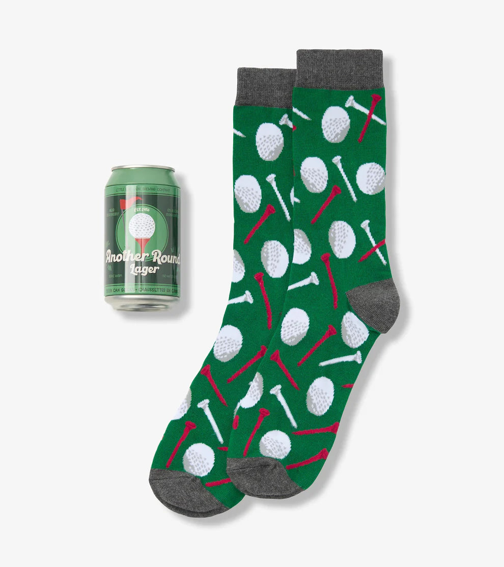 Balls and Tees Men's Beer Can Socks