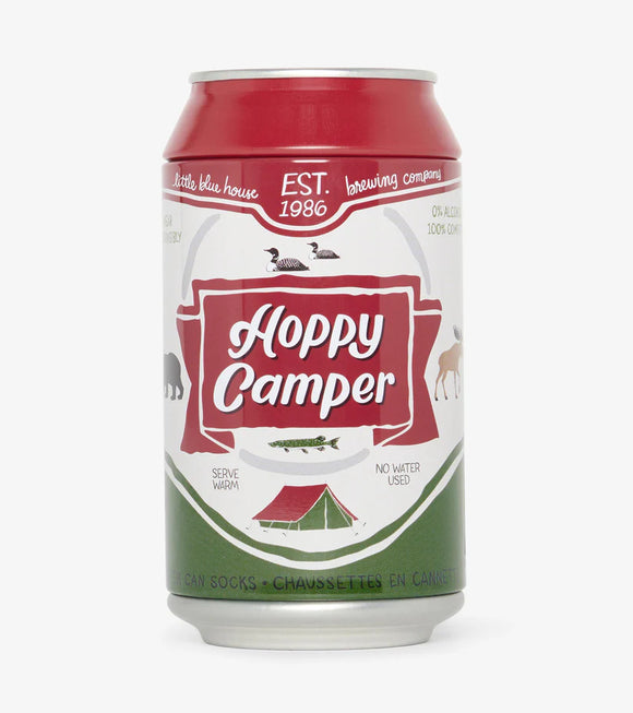 Hoppy Camper Men's Beer Can Socks
