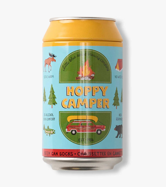 Men's Hoppy Camper Beer Can Socks