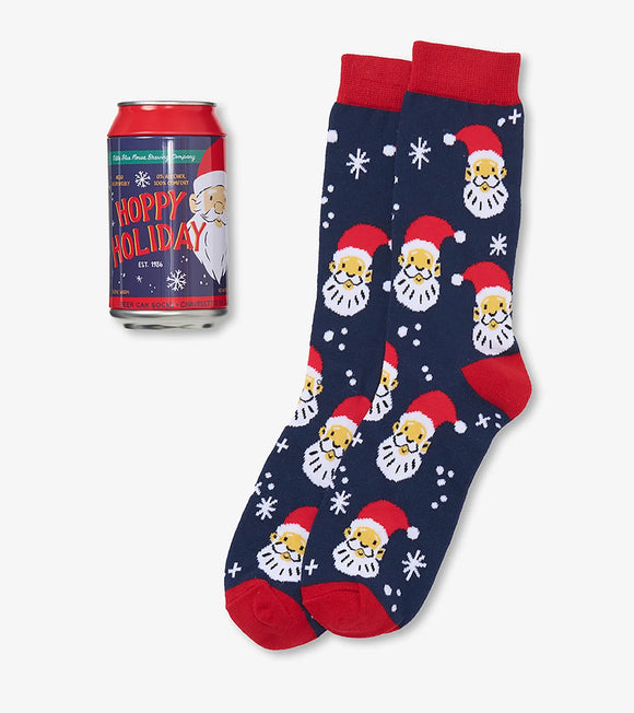 Men's Hoppy Holidays Beer Can Socks