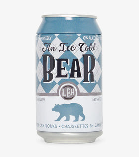 Ice Cold Bear Men's Beer Can Socks - 0