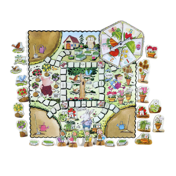 Contents of Gathering a Garden Board Game