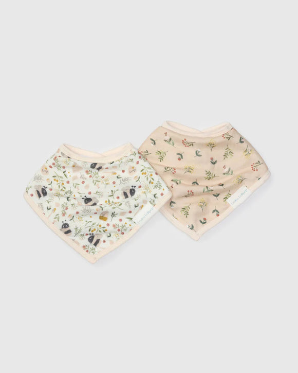Loulou Lollipop Bandana Bib Set (various patterns)
