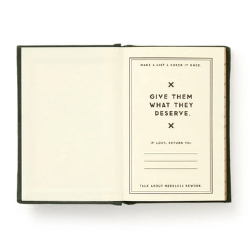 Naughty and/or Nice Tiny Diary - 0