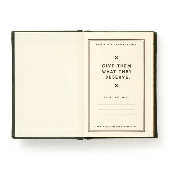 Naughty and/or Nice Tiny Diary