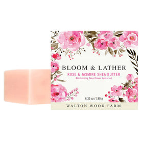 Rose & Jasmine Shea Butter Soap Bar