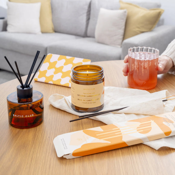 Golden Sandalwood Soy Candle