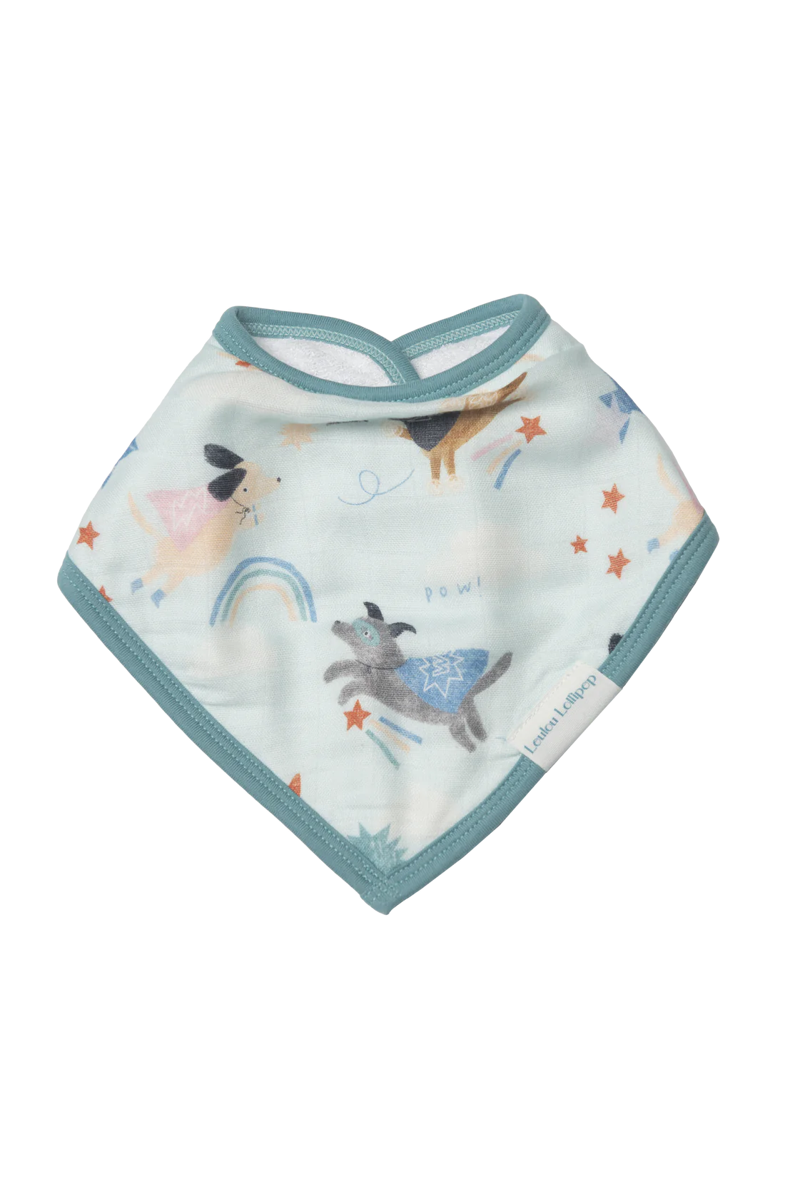Superhero dog patterned bandana