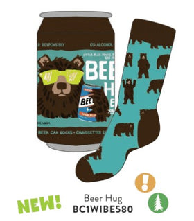 Beer Hug Beer Can Socks