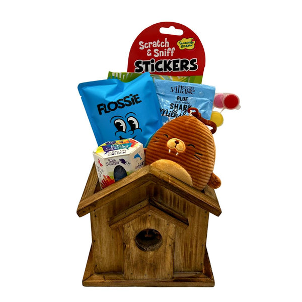 Birdhouse Gift Basket for Kids