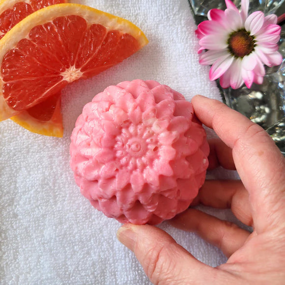 Pink Grapefruit & Palmarosa Body Wash Bar - Soap-Free