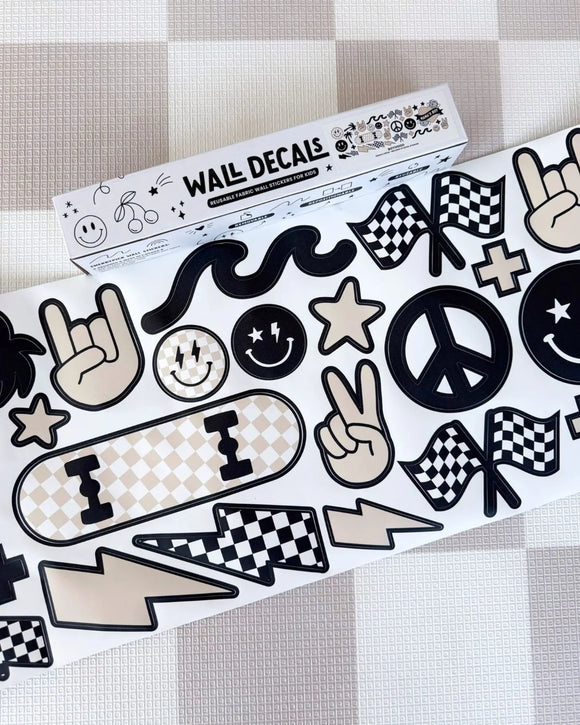 Peel & Stick Fabric Wall Stickers