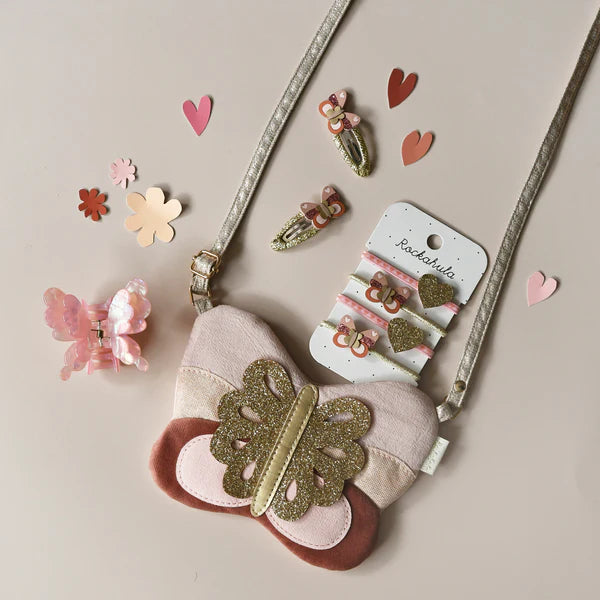 Patchwork Butterfly Clips