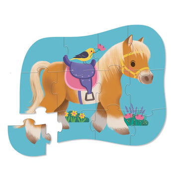 12 PC Mini Puzzle: Pony - 0