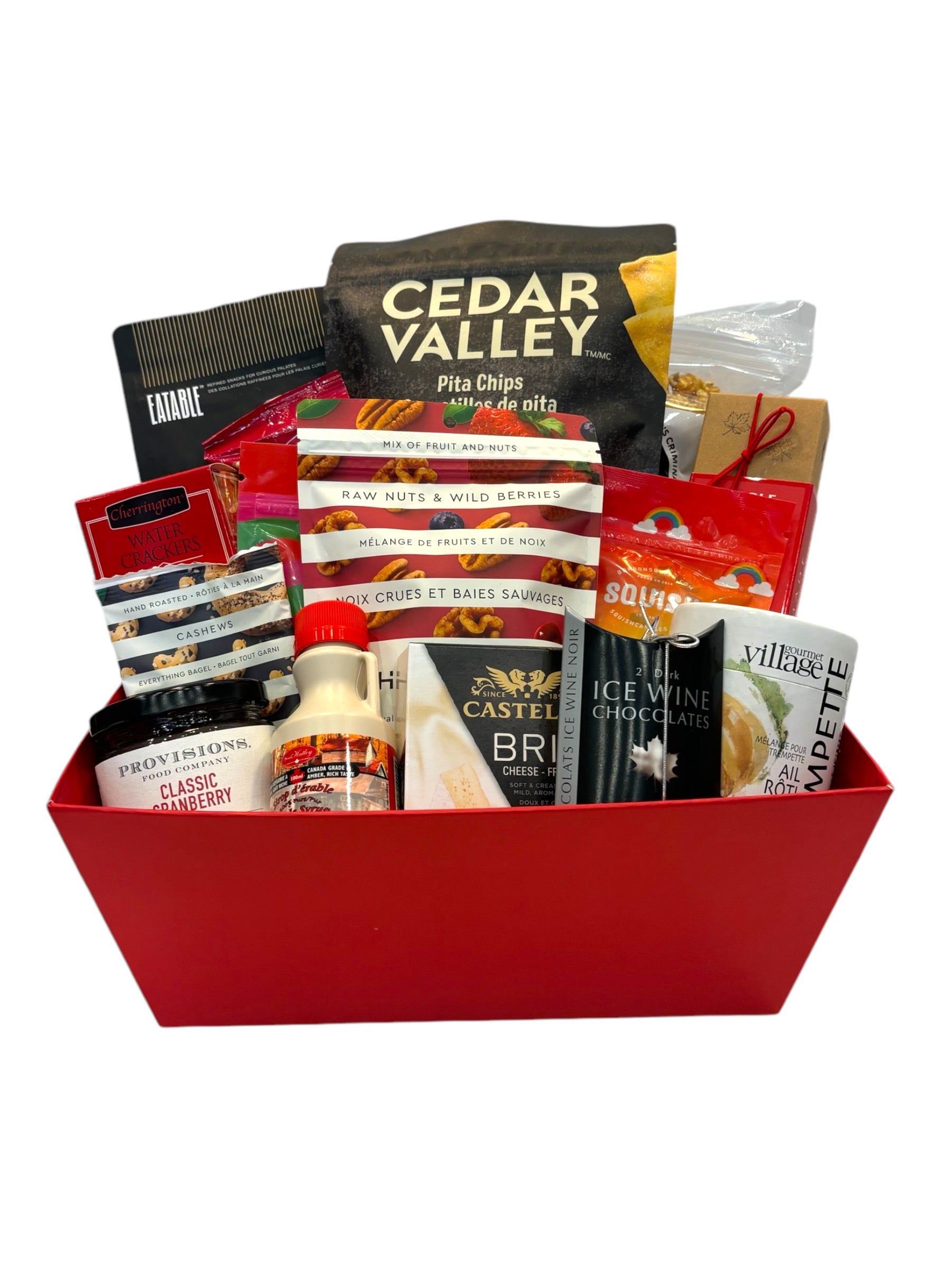 Scarlet Splendor Gift Basket