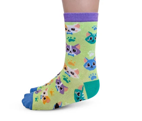 Kid's Cat Crew Socks
