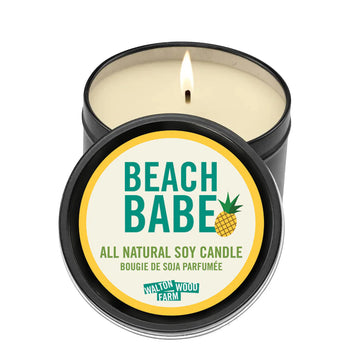 Soy Candle Tin- Beach Babe 8oz