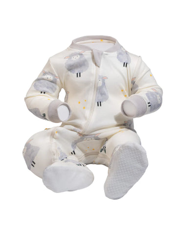 Count Me To Sleep - Organic Cotton Sleeper (ZippyJamz) - 0