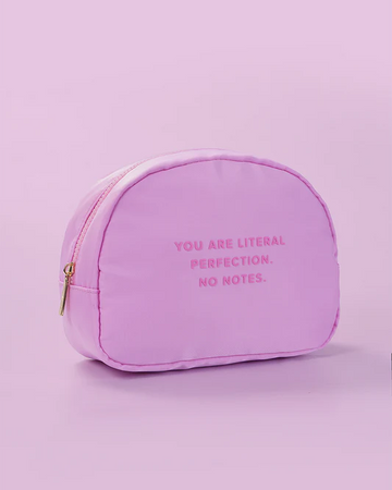 Literal Perfection Cosmetic Bag