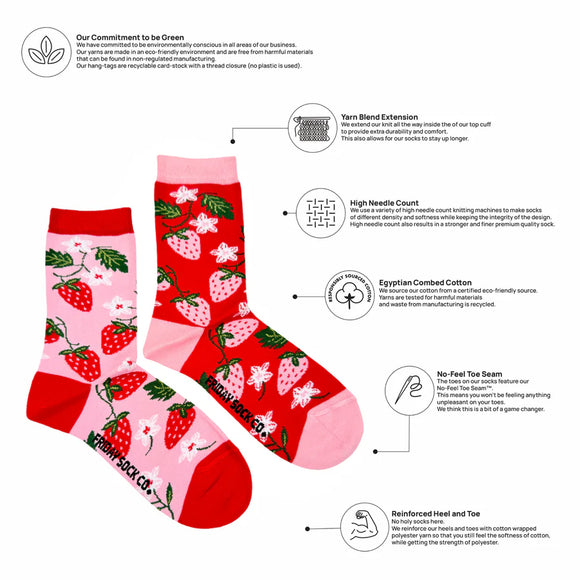 Women's Strawberry Socks