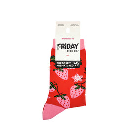 Women's Strawberry Socks - 0