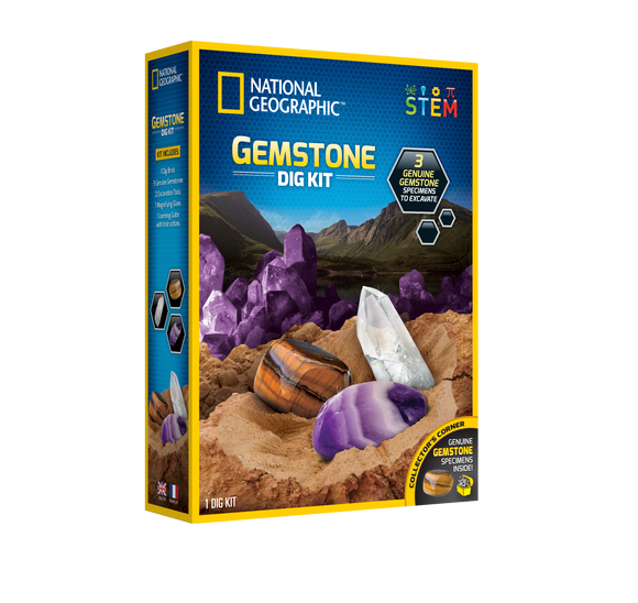 National Geographic Gemstone Dig Kit