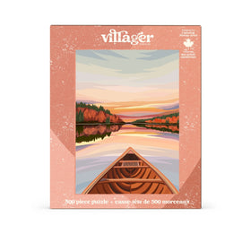Villager Puzzles | Canoeing at Dawn | 500-Piece Puzzle for Adults - 0