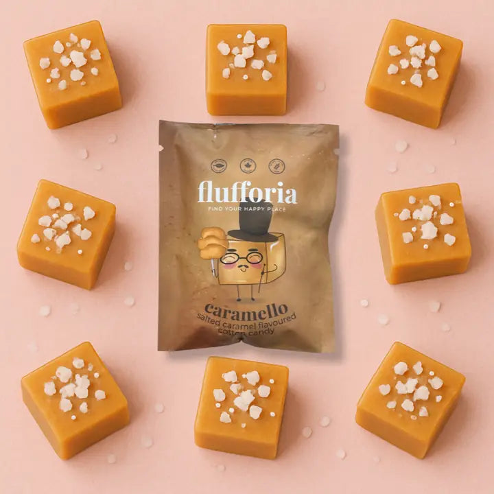 Caramello | Organic All Natural Salted Caramel Cotton Candy