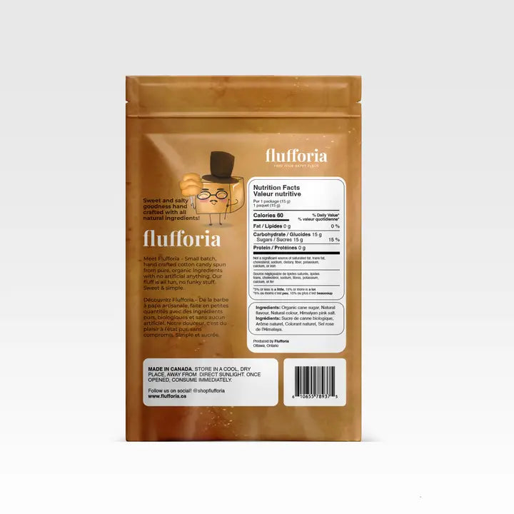 Caramello | Organic All Natural Salted Caramel Cotton Candy