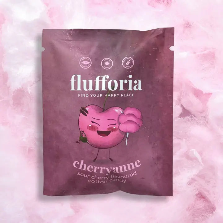 Cherryanne | Organic Sour Cherry Flavored Cotton Candy
