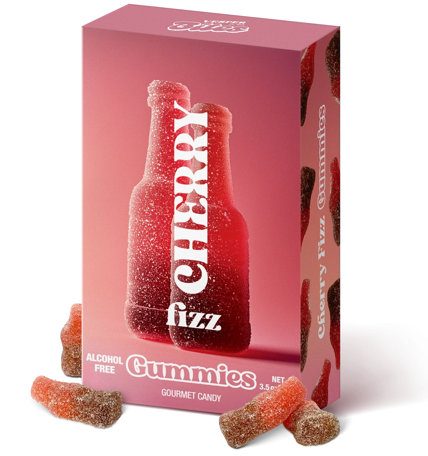 Cherry Fizz Cocktail Gummies