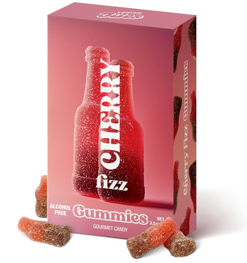 Cherry Fizz Cocktail Gummies