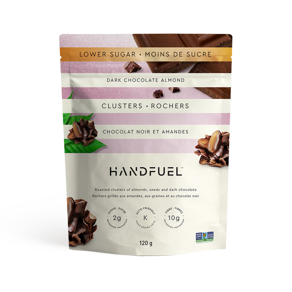 Handfuel Dark Chocolate Almond Clusters (120g)