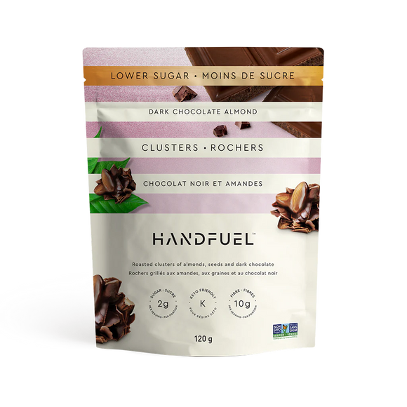 Handfuel Dark Chocolate Almond Clusters (120g)