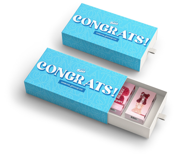 Congrats! Cocktail Gummy Gift Set