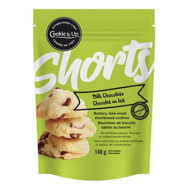 Cookie it Up Milk Chocolate Chip Shorts