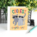 Coolest Couple Ever Cat Lover Engagement Card-2