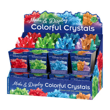 Make & Display: Colorful Crystals