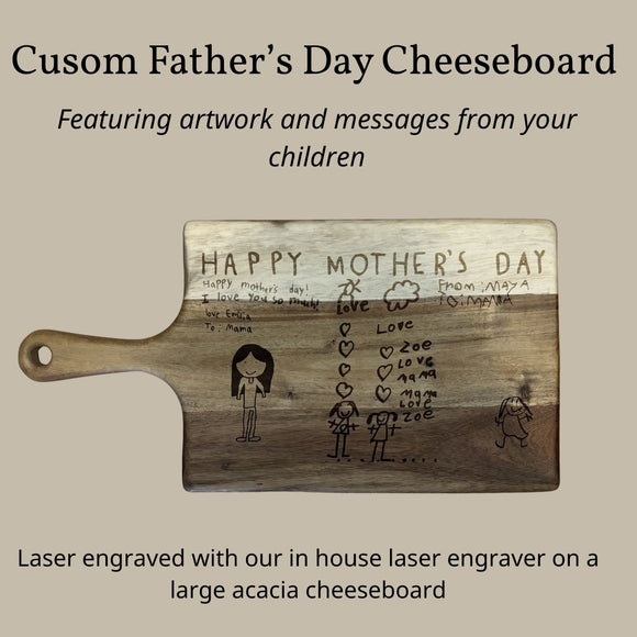 Custom Father's Day Cheeseboard